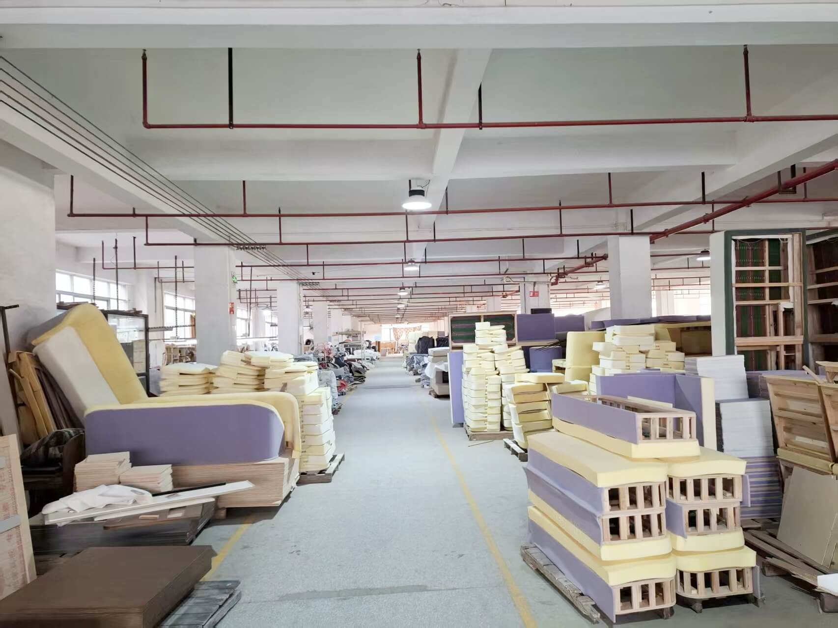 Furniture production at HOCC's associated manufacturing facility